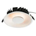 SLV LED Decken-Einbauleuchte OCCULDAS 23, indirekt, IP20 IK02, 700mA, 23W 3000K 1500lm 120°, inkl. Treiber, dimmbar, weiß