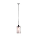 SLV Pendant luminaire FENDA E27 Pendant cable with open cable, canopy excl., shade excl., chrome