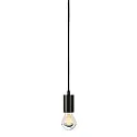SLV Pendant luminaire FITU PD, E27, length 9.1cm, Pendel 500cm, with open cable end, black