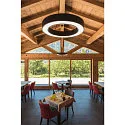 SLV LED Pendelleuchte MEDO RING 60, 33W 3000K 2200lm 105°, dimmbar 1-10V, schwarz