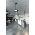 SLV LED Pendelleuchte MEDO RING 60, 33W 3000K 2200lm 105°, dimmbar 1-10V, schwarz