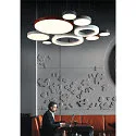 SLV LED Pendelleuchte MEDO RING 90, 58W 3000K 3945lm 105°, dimmbar 1-10V, Weiß