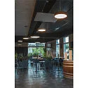 SLV Ceiling luminaire MEDO 60 LED, silver grey