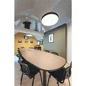 SLV LED Ceiling luminaire MEDO 90 LED Pendant luminaire, 120W, 120°, 3000K, black