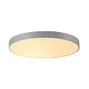 LED Decken-/Pendelleuchte MEDO 90, 119W 3000K 11000lm 120°, dimmbar 1-10V, silbergrau