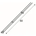 SLV WIRE LUMINAIRE, for TENSEO low-voltage wire system, QR-C51, black