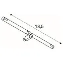 Lampenhalter COSMIC QR-C51 für TENSEO 12V Niedervolt-Seilsystem, 2er-Set, GX5.3 max. 35W, schwenkbar