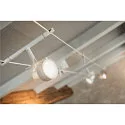 SLV Seilleuchte SALUNA QR-C51 für TENSEO 12V Niedervolt-Seilsystem, drehbar, schwenkbar, Weiß