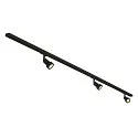 3er Set 1-Phasen Strahler PURI TRACK, inkl. 3x LED GU10 4.3W 2700K 245lm 40° + 2 Schienen + Zubehör, weiß