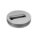 Deckenrosette für 1-Phasen-Adapter, Silbergrau