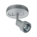 SLV Deckenrosette für 1-Phasen-Adapter, Silbergrau