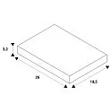 Eutrac EUTRAC T-Verbinder 2 für 3-Phasen HV-Schiene, Erde rechts / innen, silbergrau