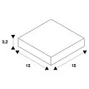 Eutrac EUTRAC L-Verbinder für 3-Phasen HV-Schiene, Erde außen, Eckverbinder 1, schwarz