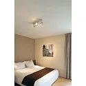 SLV Wall luminaire DIO FLEX PLATE chrome, GU10
