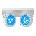 SLV Wand- und Deckenleuchte KALU CW DOUBLE QPAR111, 2x GU10 max. 75W, kardanisch, weiß
