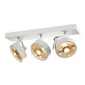 Wand- und Deckenleuchte KALU CW TRIPLE QPAR111, 3x GU10 max. 75W, kardanisch, weiß