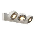 SLV Wand- und Deckenleuchte KALU CW TRIPLE QPAR111, 3x GU10 max. 75W, kardanisch, weiß