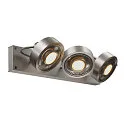 SLV Wand- und Deckenleuchte KALU CW TRIPLE QPAR111, 3x GU10 max. 75W, kardanisch, alu gebürstet