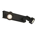 Wall luminaire PURI 2 Ceiling luminaire, GU10, max. 2x50W, with Decoring, black