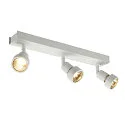 SLV Wandleuchte PURI 3 Deckenleuchte, 3xGU10, mit Dekoring, weiß