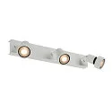 SLV Wandleuchte PURI 3 Deckenleuchte, 3xGU10, mit Dekoring, weiß