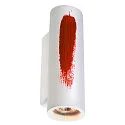 SLV Gips-Wandleuchte PLASTRA Tube, 2xGU10, weiß