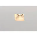 Gips-Einbauleuchte PLASTRA Downlight, GU10, eckig, weiß
