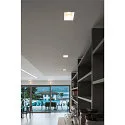 SLV Gips-Einbauleuchte PLASTRA Downlight, GU10, eckig, weiß