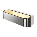 LED Wandleuchte ASSO 300, Up/Down, Indirekt, Oval, 30cm, 12W 3000K 975lm, dimmbar, aluminium