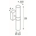 SLV Wandleuchte MIBO WALL UP-DOWN