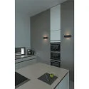 Wandleuchte OSSA 300, R7s 118mm, QT-DE12 max.120W, Oval, Up/Down, Schwarz