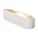 Wandleuchte OSSA 300, R7s 118mm, QT-DE12 max.120W, Oval, Up/Down, Weiß