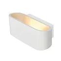 Wandleuchte OSSA 180, R7s 78mm, QT-DE12 max.100W, Oval, Up/Down, Weiß