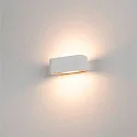 SLV Wandleuchte OSSA 180, R7s 78mm, QT-DE12 max.100W, Oval, Up/Down, Weiß