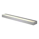 LED Wandleuchte SEDO 14, Up/Down, 59.2cm, 230V / sek. 500mA, SMD 17W 3000K 1300lm, Glas satiniert, Alu gebürstet