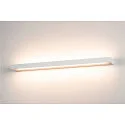 SLV LED Wandleuchte SEDO 21, Up/Down, 89.5cm, 230V / sek. 700mA, SMD 22W 3000K 2500lm, Glas satiniert, Weiß