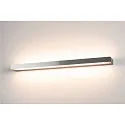 SLV LED Wandleuchte SEDO 21, Up/Down, 89.5cm, 230V / sek. 700mA, SMD 22W 3000K 2500lm, Glas satiniert, Alu gebürstet