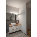 SLV LED Wandleuchte SEDO 21, Up/Down, 89.5cm, 230V / sek. 700mA, SMD 22W 3000K 2500lm, Glas satiniert, Alu gebürstet