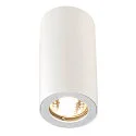Deckenleuchte ENOLA B CL-1, ø 6,7cm / H 14cm, GU10 QPAR51, IP20, Aluminium, weiß