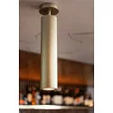 SLV Pendelleuchte ENOLA B PD-1, GU10 QPAR51, IP20, ø 6,7cm / H 30cm, Aluminium, messing