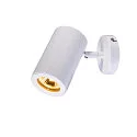 Wand- und Deckenstrahler ENOLA B SINGLE SPOT, 1-flammig, GU10, IP20, dreh- und schwenkbar, Aluminium, weiß