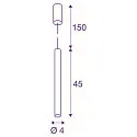 SLV Premium-LED Pendelleuchte HELIA 40 PD, 12W 3000K 700lm 30°, TRIAC dimmbar, Schwarz