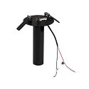 LED Ceiling recessed spot KARPO LED Wall Spot, canopy flat, 7,5W LED, 3000K, black