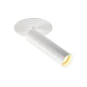 LED Einbaustrahler KARPO LED Wand-/Deckenstrahler, Rosette flach, 7,5W LED, 3000K, weiß