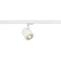 LED 3-Phasen Strahler ENOLA C TRACK, 11W 3000K 1040lm 55°, kardanisch, schaltbar, inkl. Adapter, weiß