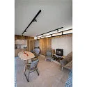 SLV LED 3-Phasen-Strahler KALU TRACK LED PHASE, 13W 3000K 970lm 95°, dimmbar, kardanisch, schwarz, CRi>80