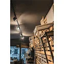 SLV LED 3-Phasen Strahler EURO CUBE, Würfelform, CRi >90, kardanisch, inkl. Adapter, schaltbar, 26W 3000K 2470lm 60°, schwarz