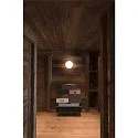 SLV LED Ceiling luminaire MARONA with corona-effects, round,  Ø 30cm / H 8.6cm, 15W 3000K 1200lm 120°, dimmable, alu brushed