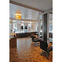 SLV Deckenleuchte SOPRANA CL-1 Rosette chrom, Acrylglas satiniert/Schirm beige