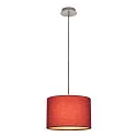 SLV Pendelleuchte FENDA, 150cm, mit Rosette, E27, ohne Schirm, Chrom